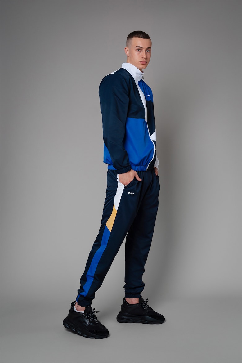 Trening cu model colorblock uFIT (UFIT10103-NAVY-ROYAL) | Fashion Days