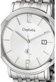Orphelia Овален аналогов часовник с метална верижка Мъже
