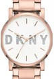 DKNY Ceas quartz cu logo stralucitor pe cadran Femei
