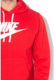 Nike Sportswear Club logómintás kapucnis pulóver kenguruzsebbel férfi