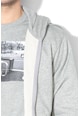 Nike Sportswear Club kapucnis cipzáros pulóver hímzett logós részlettel férfi