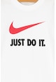 Nike Тениска Swoosh с овално деколте и щампа Момчета