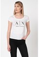 ARMANI EXCHANGE Вталена тениска с лого Жени