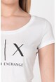 ARMANI EXCHANGE Памучна тениска с лого Жени