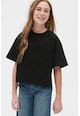 GAP Тениска с овално деколте и асиметричен подгъв Момичета