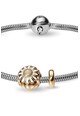 Christina Jewelry&Watches Гривна от стерлингово сребро 925, Златист, Сребрист, Жени