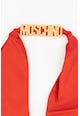 Moschino Копринен шал с лого Жени