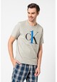 CALVIN KLEIN Домашна тениска с уголемена щампа Мъже