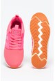 EA7 Hálós anyagú logómintás sneaker nyersbőr hatású szegélyekkel Lány