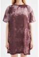 Trendyol Laza fazonú miniruha batikolt mintával női