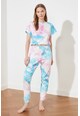 Trendyol Batikolt mintájú pizsama női