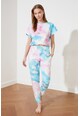 Trendyol Batikolt mintájú pizsama női