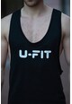 uFIT Logós trikó sportos kialakítású hátrésszel férfi