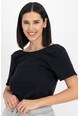 NA-KD Set de tricouri din bumbac organic cu spate decupat - 2 piese Femei