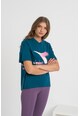 Diadora Tricou de bumbac organic cu imprimeu logo Lush Femei