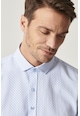 AC&Co Риза по тялото с фигурален десен Мъже