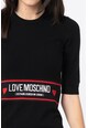 Love Moschino Вълнена рокля с лого Жени