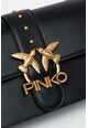 Pinko Love Classic keresztpántos bőrtáska láncos pánttal női