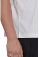 adidas Performance Памучна тениска с овално деколте и лого Жени
