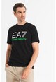 EA7 Pamuttartalmú póló logómintával férfi