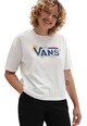 Vans Тениска Boo Kay с лого и флорална шарка Жени