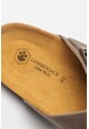 Lumberjack Papuci de piele nabuc cu bareta separatoare Flint Barbati