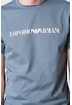 Emporio Armani Тениска с овално деколте и лого Мъже
