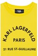 KARL LAGERFELD KIDS Тениска с овално деколте и лого Момчета