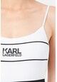 Karl Lagerfeld Раиран цял бански Жени