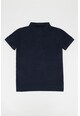Tommy Hilfiger Памучна тениска с яка и лого Момчета