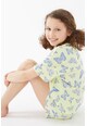 Marks & Spencer Къса пижама с десен - 4 части Момичета