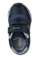Geox Pantofi sport de piele ecologica cu inserti de plasa Fete