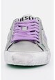 Diesel Pantofi sport de piele cu detaliu logo Femei