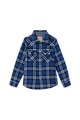 Levi's Kids Camasa cu maneci lungi si model tartan Baieti