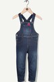 Z Kids Salopeta din denim cu buzunare si broderie frontala discreta Baieti