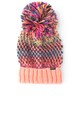 O'Neill Caciula elastica tricotata din amestec de lana cu ciucure Crescent Femei
