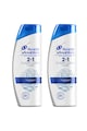 Head&Shoulders Pachet promo: 2 x Sampon anti-matreata  Classic Clean 2-in-1 pentru par normal, 2 x 400 ml Femei
