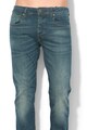 G-Star RAW Blugi slim fit din amestec de lyocell, cu aspect decolorat Barbati