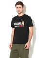 Moschino Tricou de casa cu imprimeu text, A1913-8108-297 Barbati