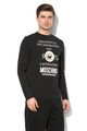 Moschino Bluza de casa cu imprimeu text Barbati