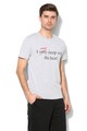 Moschino Tricou de casa cu imprimeu text Barbati