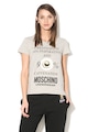 Moschino Tricou de casa cu imprimeu text Femei