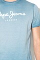 Pepe Jeans London Tricou regular fit cu aspect decolorat West Sir II Barbati