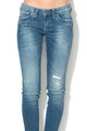 Pepe Jeans London Blugi skinny cu detalii deteriorate Ripple Femei