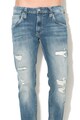 Pepe Jeans London Blugi regular fit cu aspect deterioarat Zinc Barbati