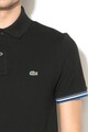 Lacoste Tricou polo slim fit cu garnituri contrastante Barbati