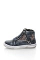 Big Star Pantofi sport mid-high din piele sintetica cu detalii stralucitoare Baieti