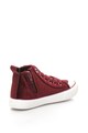 Big Star Pantofi sport mid-high cu aplicatie cap toe si textura catifelata Fete