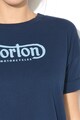 Norton Tricou cu imprimeu text Retro Femei