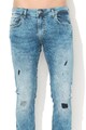 GUESS JEANS Blugi super skinny cu aspect decolorat Miami Barbati